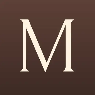 М.Видео, сеть магазинов техники, лого-визитка